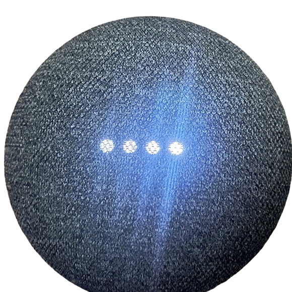 Google Home Mini Charcoal Smart Speaker with Power Adapter - Picture 7 of 7